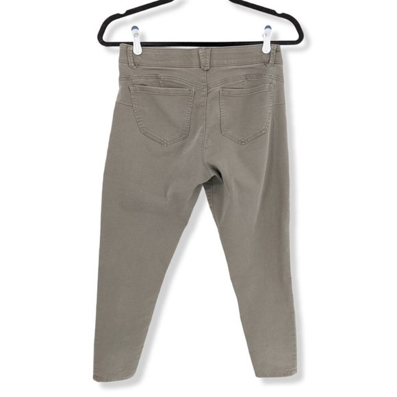 Democracy "Ab" Solution Skinny Jeans Pants Stretch Brown Sz 12 (MEAS 33 X 28) - Picture 2 of 7